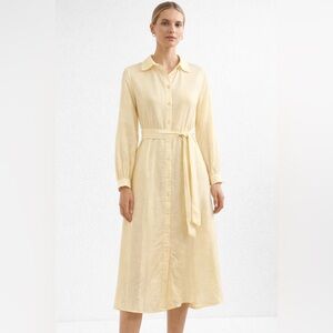 NWT MOUSSY Tie Waist Midi Dress